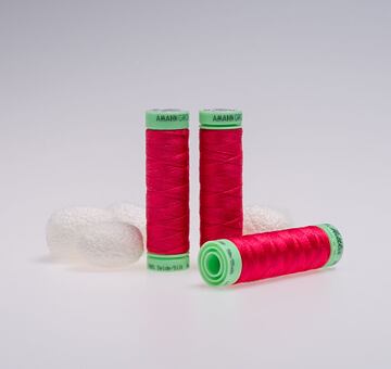 Silk thread, 50m, coral 1391