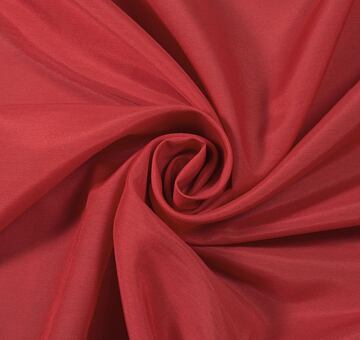 Silk cotton voile, red