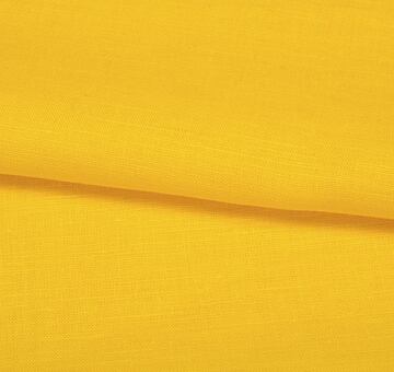 Fine linen cotton blend, yellow