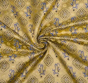 Dragon brocade, beige