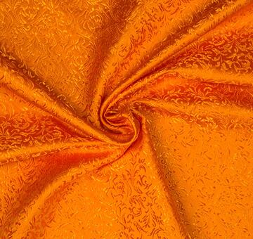 Brocade ornaments, orange