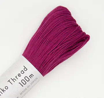 Olympus sashiko thread 100m, fuchsia 125