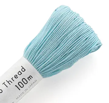 Olympus sashiko thread 100m, light blue 108