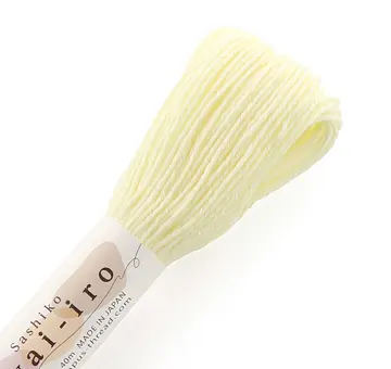 Olympus Awai Iro sashiko thread 40m, pale yellow A2