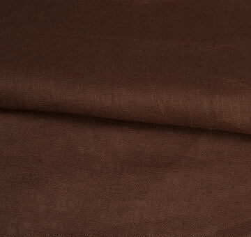Brown linen fabric, 100% linen
