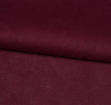 Plum fine linen fabric, 100% linen, 0.65m