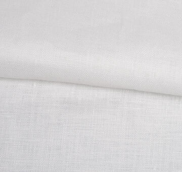 White linen fabric, 100% linen, 0.7m
