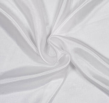Silk pongee, ivory white