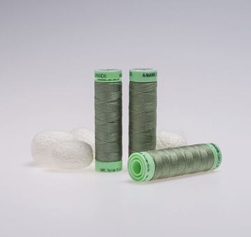 Silk thread, 50m, light green 646