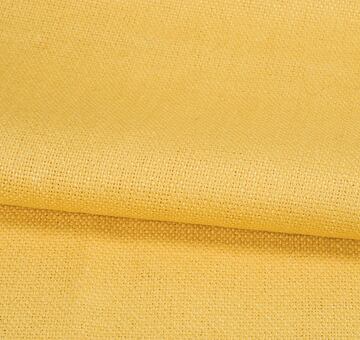 Heavy linen fabric, 100% linen, yelow