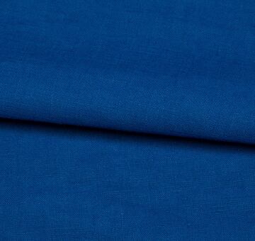 Linen fabric, 100% linen, blue, 1.1m