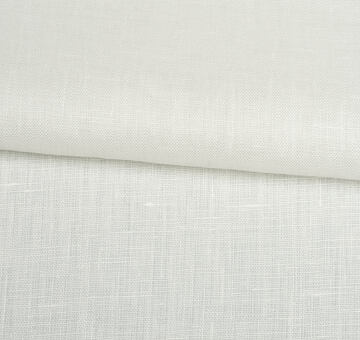 White fine linen fabric, 100% linen