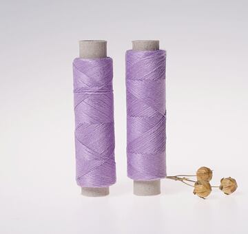 Fine linen thread, 20x3, 100m, lilac