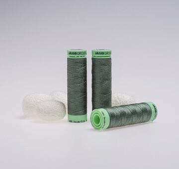 Silk thread, 50m, green 653