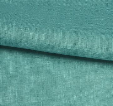 Fine linen fabric, 100% linen, aqua