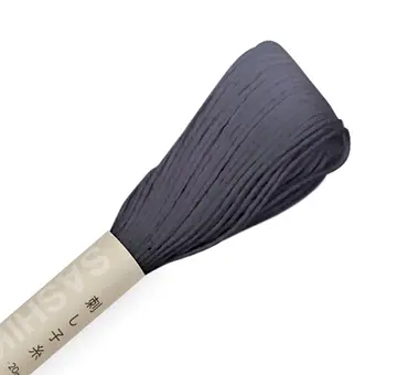 Olympus sashiko thread 20m, dark grey 40