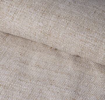 Heirlooom linen cotton blend, natural