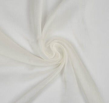 Silk crinkle chiffon, champagne