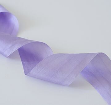 Silk ribbon 3,2 cm, lilac