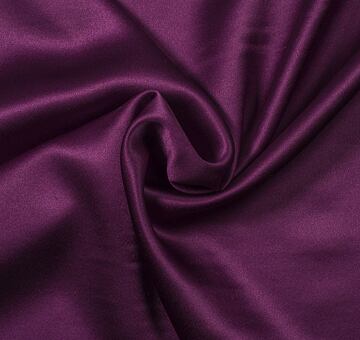 Heavy silk satin, plum