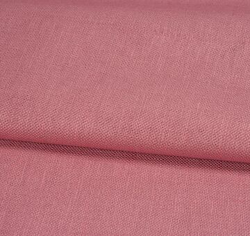 Heavy linen cotton blend fabric, antique rose