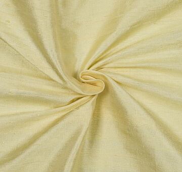 Slubbed silk dupioni, cream