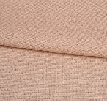 Linen cotton blend fabric, pale pink, 0.85m