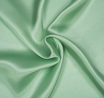 Silk satin, mint