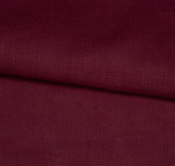 Linen fabric, 100% linen, burgundy, 0.55m