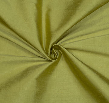 Fine silk dupioni, iridescent light green