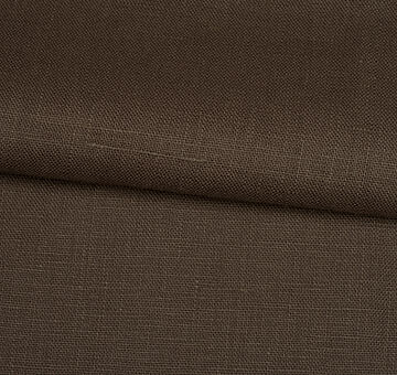 Brown heavy linen fabric, 100% linen, 1.2m