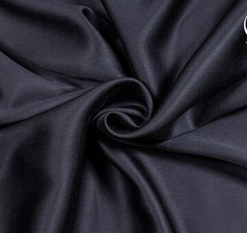 Lyocell satin, black