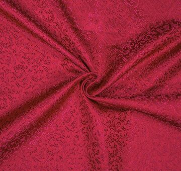 Brocade ornaments, crimson
