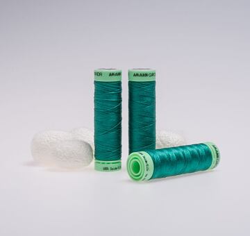 Silk thread, 50m, green 222