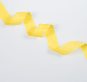 Silk ribbon 2 cm, gelb