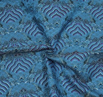 Brocade heaven, blue