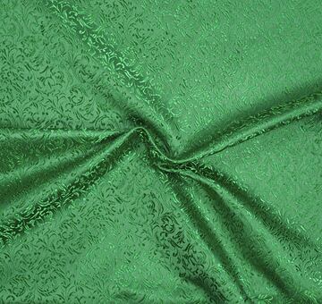 Brocade ornaments, green, 1.45m