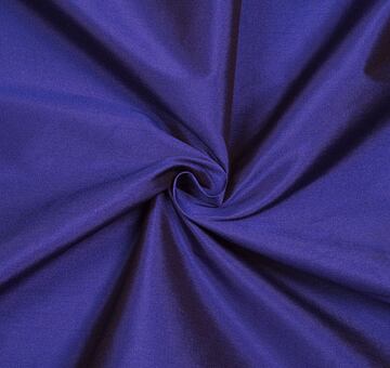 Taffeta fabric, art silk, royal blue