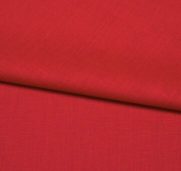 Fine linen cotton blend, red
