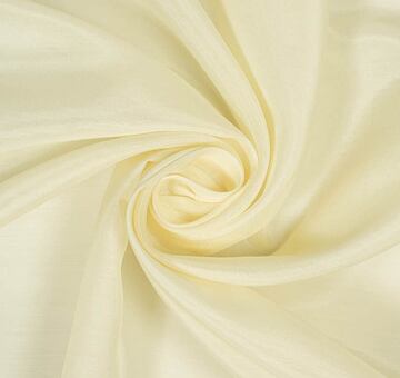 Silk cotton voile, cream