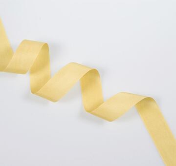 Silk ribbon 2 cm, yellow