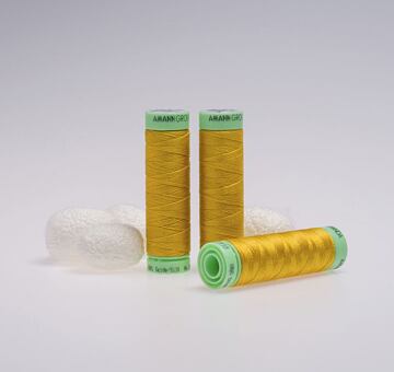 Silk thread, 50m, yellow 118