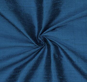 Shot slubbed silk dupioni, black and turquoise