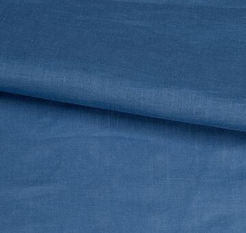 Fine linen fabric, 100% linen, blue