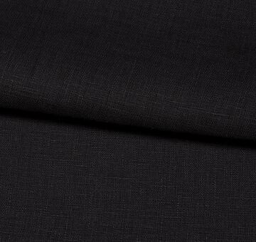 Linen fabric, 100% linen, black, 2m