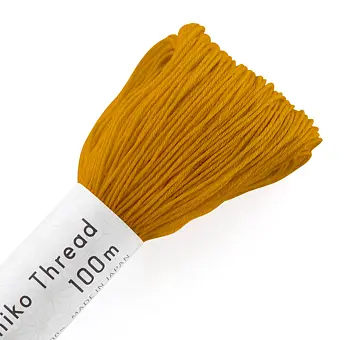 Olympus sashiko thread 100m, ochre 137