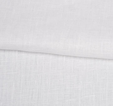 White fine linen fabric, 100% linen