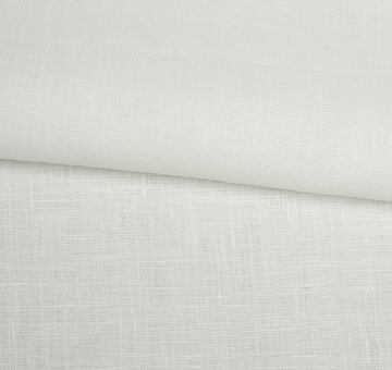 Ivory white linen fabric, 100% linen