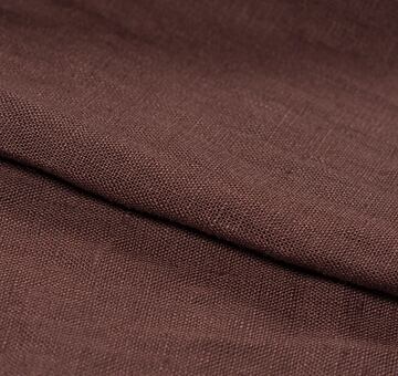 European linen fabric, 100% linen, brown
