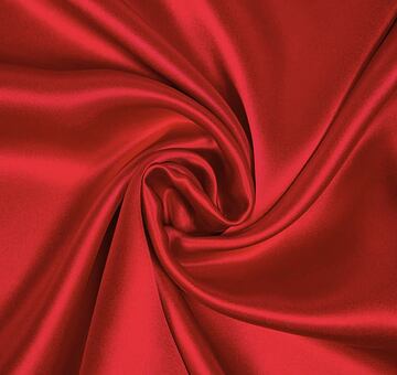 Silk satin, red